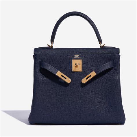 hermes kelly 28 blue